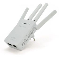 Підсилювач WiFi сигналу з 4-ма вбудованими антенами LV-WR09, живлення 220V, 300Mbps, IEEE 802.11g / n, 2.4-2.4835GHz, BOX
