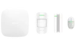 Розширений комплект бездротової сигналізації Ajax StarterKit Plus white ( Hub Plus/MotionProtect/DoorProtect/SpaceControl )