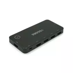 HDMI свіч VEGGIEG V-HD05 4k x 2k, 5 x 1 портів, з USB-кабелем і пультом дистанційного керування, Black, Blister HDMI свіч VEGGIEG V-HD05 4k x 2k, 5 x 1 портів, з USB-кабелем і пультом дистанційного керування, Black, Blister
