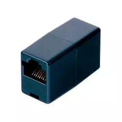 З'єднувач RJ45 8P8C мама/мама RJ45 для з'єднання кабелю, чорний, Q100 З'єднувач RJ45 8P8C мама/мама RJ45 для з'єднання кабелю, чорний, Q100