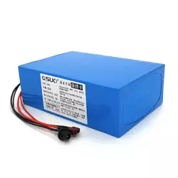 Акумуляторна батарея літієва QiSuo 36V 20A з елементами Li-ion 18650, DC: 5.5x2.1мама + роз'єм T-2HQмама Акумуляторна батарея літієва QiSuo 36V 20A з елементами Li-ion 18650, DC: 5.5x2.1мама + роз'єм T-2HQмама
