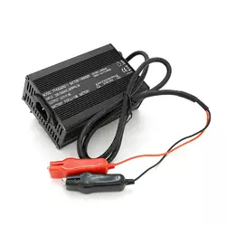 Зарядний пристрій для акумуляторів Li-ion 36V(42V),10S,6A.крокодили,135x90x50mm Зарядний пристрій для акумуляторів Li-ion 36V(42V),10S,6A.крокодили,135x90x50mm