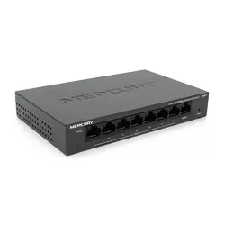 Комутатор POE Mercury MS08CP з 7 портами POE + 1 порт UP-Link 100Мбіт, БП в комплекті, Q18 Комутатор POE Mercury MS08CP з 7 портами POE + 1 порт UP-Link 100Мбіт, БП в комплекті, Q18