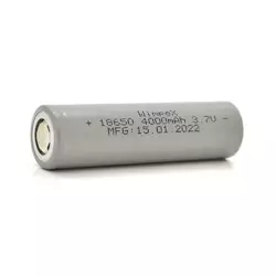 Акумулятор WMP-4000 18650 Li-Ion Flat Top, 2400mAh, 3.7V, Gray Акумулятор WMP-4000 18650 Li-Ion Flat Top, 2400mAh, 3.7V, Gray