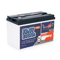 Акумуляторна батарея LiFePO4 Timeusb 12.8V 100Ah Pro, 1280Wh, BMS 100A, 260*168*210мм Акумуляторна батарея LiFePO4 Timeusb 12.8V 100Ah Pro, 1280Wh, BMS 100A, 260*168*210мм