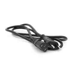 Кабель живлення Europlug CEE 7/16 - C13, 1M, 0.5mm OEM (євровилка) без заземлення Кабель живлення Europlug CEE 7/16 - C13, 1M, 0.5mm OEM (євровилка) без заземлення