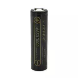 Акумулятор 18650 Li-Ion LiitoKala Lii-30A, 3000mah (2850-3250mah), 30A, 3.7V (2.75-4.2V), Black, PVC BOX Q2,  цiна за 1 шт Акумулятор 18650 Li-Ion LiitoKala Lii-30A, 3000mah (2850-3250mah), 30A, 3.7V (2.75-4.2V), Black, PVC BOX Q2,  цiна за 1 шт