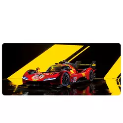 Килимок 300*800 тканинний Ferrari 499P з боковою прошивкою, товщина 3 мм, Пакет Килимок 300*800 тканинний Ferrari 499P з боковою прошивкою, товщина 3 мм, Пакет