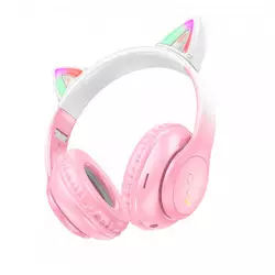 Бездротові навушники Bluetooth HOCO W42, White/Pink, Box Бездротові навушники Bluetooth HOCO W42, White/Pink, Box