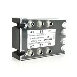 Трифазне твердотільне реле SSR / SJGX-3 D4840A Трифазне твердотільне реле SSR / SJGX-3 D4840A