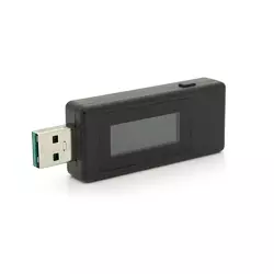 USB тестер Keweisi KWS-V30 напруги (3-8V) і тока (0-3A), Black USB тестер Keweisi KWS-V30 напруги (3-8V) і тока (0-3A), Black