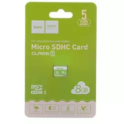 Карта пам'яті Hoco microSDHC Class 10 UHS-I, 8GB