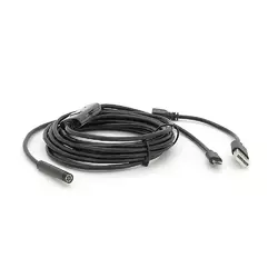 Універсальний ендоскоп 3в1 (USB+MicroUSB/Type-C) для смартфона/ПК, камера 5.5мм, м'який кабель 3,5м, з LED-підсвічуванням, IP67 Універсальний ендоскоп 3в1 (USB+MicroUSB/Type-C) для смартфона/ПК, камера 5.5мм, м'який кабель 3,5м, з LED-підсвічуванням, IP67