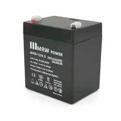 Акумуляторна батарея Mervesan MRV-12/4.2 12 V 4.2Ah ( 90 x 70 x 101(104) ) Black Q10 Акумуляторна батарея Mervesan MRV-12/4.2 12 V 4.2Ah ( 90 x 70 x 101(104) ) Black Q10