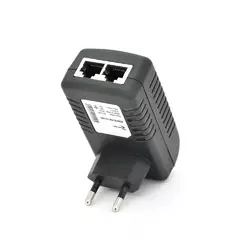 POE інжектор RITAR RT-PIN-12/12EU, 12V 1A (12Вт) з портами Ethernet 10/100Мбіт/с, EU PLUG POE інжектор RITAR RT-PIN-12/12EU, 12V 1A (12Вт) з портами Ethernet 10/100Мбіт/с, EU PLUG