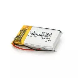 Літій-полімерний акумулятор 5*20*30mm (Li-ion 3.7В 250мА·год) Літій-полімерний акумулятор 5*20*30mm (Li-ion 3.7В 250мА·год)