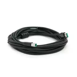 Кабель USB 2.0 VegGieg AM/BM, 5.0m, 1 ферит, Black, Q120 Кабель USB 2.0 VegGieg AM/BM, 5.0m, 1 ферит, Black, Q120
