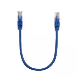 Патч-корд литий RITAR, CCA, UTP, RJ45, Cat.5e, 0,3m, синій Q1000 Патч-корд литий RITAR, CCA, UTP, RJ45, Cat.5e, 0,3m, синій Q1000