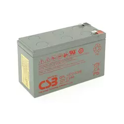 Акумуляторна батарея CSB GPL1272F2, 12V 7,2Ah (151х65х100мм) 2,63кг Q10 Акумуляторна батарея CSB GPL1272F2, 12V 7,2Ah (151х65х100мм) 2,63кг Q10