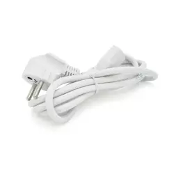 Кабель живлення Ritar PC-186 CEE7/17-C13, 1.5m, 0.75mm, 3 pin (евровилка), White, OEM, МЕДЬ!!!! Кабель живлення Ritar PC-186 CEE7/17-C13, 1.5m, 0.75mm, 3 pin (евровилка), White, OEM, МЕДЬ!!!!