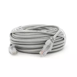 Патч-корд литий RITAR, CCA, UTP, RJ45, Cat.5e, 15m, сірий Q100 Патч-корд литий RITAR, CCA, UTP, RJ45, Cat.5e, 15m, сірий Q100