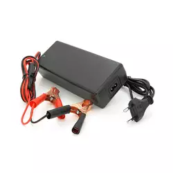 Зарядний пристрій для акумуляторів Li-ion 12V (12,6V), 3S, 6A, з крокодилами (Clips) Зарядний пристрій для акумуляторів Li-ion 12V (12,6V), 3S, 6A, з крокодилами (Clips)