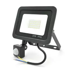 Прожектор LED з датчиком руху Ritar ZB-PGGY-20W, 20W, SMD2835, IP65, 1600Lm, 6500K (100%), Ra>70, 113*106.5*40mm, Black Прожектор LED з датчиком руху Ritar ZB-PGGY-20W, 20W, SMD2835, IP65, 1600Lm, 6500K (100%), Ra>70, 113*106.5*40mm, Black