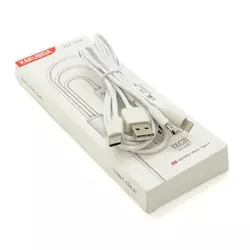 Кабель KSC-078 BAITONG charging data cable3 in 1 Micro / Iphone / Type-C, довжина 1м, White, BOX