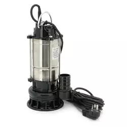 Занурювальний насос, 550W, 220V, до 6 м³/год, підйом до 9 м, 40 мм, нержавіюча сталь, 400х180х180мм, 6,1 кг + перехідник Занурювальний насос, 550W, 220V, до 6 м³/год, підйом до 9 м, 40 мм, нержавіюча сталь, 400х180х180мм, 6,1 кг + перехідник