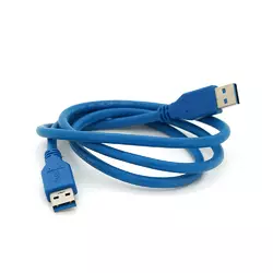 Кабель USB 3.0 AM + AM 1.0м, Blue Кабель USB 3.0 AM + AM 1.0м, Blue