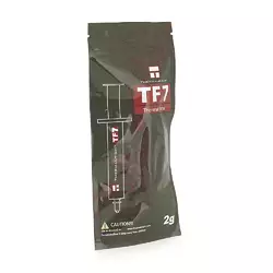Термопровідна паста Thermalright TF7 2g, шприц, Gray, 12.8W/mk, + лопатка, блістер Термопровідна паста Thermalright TF7 2g, шприц, Gray, 12.8W/mk, + лопатка, блістер