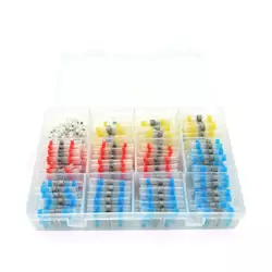 Набор термоусадочних гільз з припоєм Q200 Red 0.5-1.50mm² (50) Blue 1.50-2.50mm² (100)Yellow 4.00-6.00mm²  (10)White0.25-0.35mm² (40) Набор термоусадочних гільз з припоєм Q200 Red 0.5-1.50mm² (50) Blue 1.50-2.50mm² (100)Yellow 4.00-6.00mm²  (10)White0.25-0.35mm² (40)
