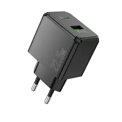 СЗУ 110-240V HOCO CS17A 1xUSB, 22.5W, Black, Blister СЗУ 110-240V HOCO CS17A 1xUSB, 22.5W, Black, Blister
