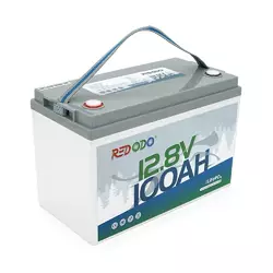 Акумуляторна батарея LiFePO4 Redodo 12.8V 100Ah , 1280Wh, BMS 100A, 329*172*214мм Акумуляторна батарея LiFePO4 Redodo 12.8V 100Ah , 1280Wh, BMS 100A, 329*172*214мм