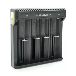 ЗУ універсальне Liitokala Lii-L4, 4 канали, LED індикація, підтримує Li-ion, 10430/10440/14500/16340/17670/18500/18650/26650/25500/26700 ЗУ універсальне Liitokala Lii-L4, 4 канали, LED індикація, підтримує Li-ion, 10430/10440/14500/16340/17670/18500/18650/26650/25500/26700