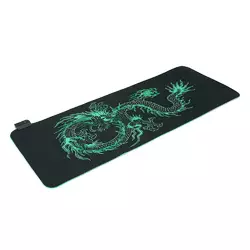 Килимок 300*800 для миші "Green dragon" тканинний з боковою прошивкою, товщина 3 мм, RGB підсвічування, живлення USB 1,8 м, Color Box Килимок 300*800 для миші "Green dragon" тканинний з боковою прошивкою, товщина 3 мм, RGB підсвічування, живлення USB 1,8 м, Color Box