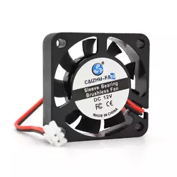 Кулер корпусний Caizhu-Fan 4010, 40x40x10mm, 12V/0.05A, RPM 6500±10%, 2-pin, Black, OEM Кулер корпусний Caizhu-Fan 4010, 40x40x10mm, 12V/0.05A, RPM 6500±10%, 2-pin, Black, OEM