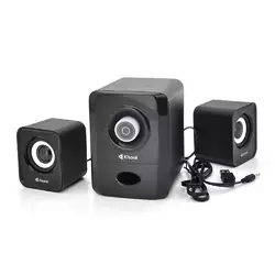 Колонки 2.1 Kisonli U-2900, для ПК і ноутбука, USB + 3.5mm, 5W + 2x3W, 20Hz- 20KHz, з сабвуфером, Black, BOX, Q40 Колонки 2.1 Kisonli U-2900, для ПК і ноутбука, USB + 3.5mm, 5W + 2x3W, 20Hz- 20KHz, з сабвуфером, Black, BOX, Q40