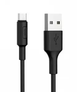 Кабель Hoco X25 Soarer, Micro-USB, 1A, Black, довжина 1,2 м, BOX Кабель Hoco X25 Soarer, Micro-USB, 1A, Black, довжина 1,2 м, BOX
