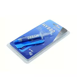 Паста термопровідна HY-880 4g, шприц, Grey,> 5,15W / m-K, <0.004 ° C-in² / W, -30 ° ≈340 °, + лопатка, Блистер Паста термопровідна HY-880 4g, шприц, Grey,> 5,15W / m-K, <0.004 ° C-in² / W, -30 ° ≈340 °, + лопатка, Блистер