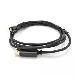 Кабель VEGGIEG MD-1.5 MiniDisplay Port (тато) на Display Port (мама), 1,5m, підтримує 1920 * 1080, Black, Пакет Кабель VEGGIEG MD-1.5 MiniDisplay Port (тато) на Display Port (мама), 1,5m, підтримує 1920 * 1080, Black, Пакет