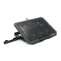 Підставка під ноутбук XSTRIKE XS-55, 10-17", 5*70мм 2200±10% RPM, корпус пластик+алюміній, 2xUSB 2.0, 356x259x28mm, RGB, Box Q20 Підставка під ноутбук XSTRIKE XS-55, 10-17", 5*70мм 2200±10% RPM, корпус пластик+алюміній, 2xUSB 2.0, 356x259x28mm, RGB, Box Q20