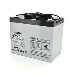 Акумуляторна батарея AGM RITAR RA12-70, Gray Case, 12V 70.0Ah (350 x 167 x 182) Акумуляторна батарея AGM RITAR RA12-70, Gray Case, 12V 70.0Ah (350 x 167 x 182)
