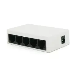 Комутатор Merlion MS1005 5 портів Ethernet 10/100 Мбіт/сек. DC 5V. Блок живлення 5V у комплекті Q240 Комутатор Merlion MS1005 5 портів Ethernet 10/100 Мбіт/сек. DC 5V. Блок живлення 5V у комплекті Q240
