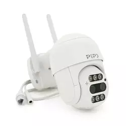 4+4Мп Wi-Fi відеокамера з двома об'єктивами вулична SD/картка PiPo PP-IPC33D4MP20 PTZ 2.8mm ICSee 4+4Мп Wi-Fi відеокамера з двома об'єктивами вулична SD/картка PiPo PP-IPC33D4MP20 PTZ 2.8mm ICSee