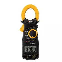 Токові кліщі-мультиметр ANENG DT3266F. Вимірювання: V DC, V AC, A AC, Ω, NCV. Функції: продзвонювання, перевірка діодів, Hold, індикація фази. Токові кліщі-мультиметр ANENG DT3266F. Вимірювання: V DC, V AC, A AC, Ω, NCV. Функції: продзвонювання, перевірка діодів, Hold, індикація фази.