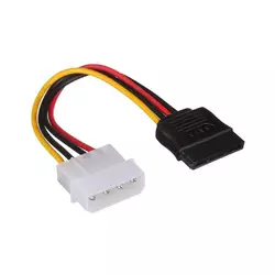 Перехідник живлення SATA (4P-1xSATA), 0.2m, Пакет Перехідник живлення SATA (4P-1xSATA), 0.2m, Пакет