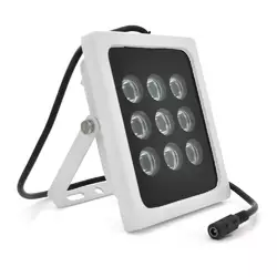 ІЧ-прожектор GY-IR009. 12V, 36W, 9LED, IP66, 850Нм, кут огляду 90 °, дальність до 120м. ІЧ-прожектор GY-IR009. 12V, 36W, 9LED, IP66, 850Нм, кут огляду 90 °, дальність до 120м.