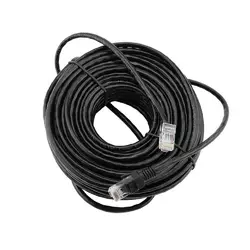 Патч-корд литий RITAR, CCA, UTP, RJ45, Cat.5e, 15m, чорний Q100 Патч-корд литий RITAR, CCA, UTP, RJ45, Cat.5e, 15m, чорний Q100