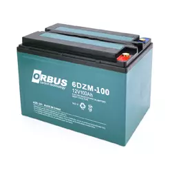 Акумуляторна батарея ORBUS 6-DZM-100 12V 100 Ah  (215 x 140 x 165) 17kg Q1/48 Акумуляторна батарея ORBUS 6-DZM-100 12V 100 Ah  (215 x 140 x 165) 17kg Q1/48